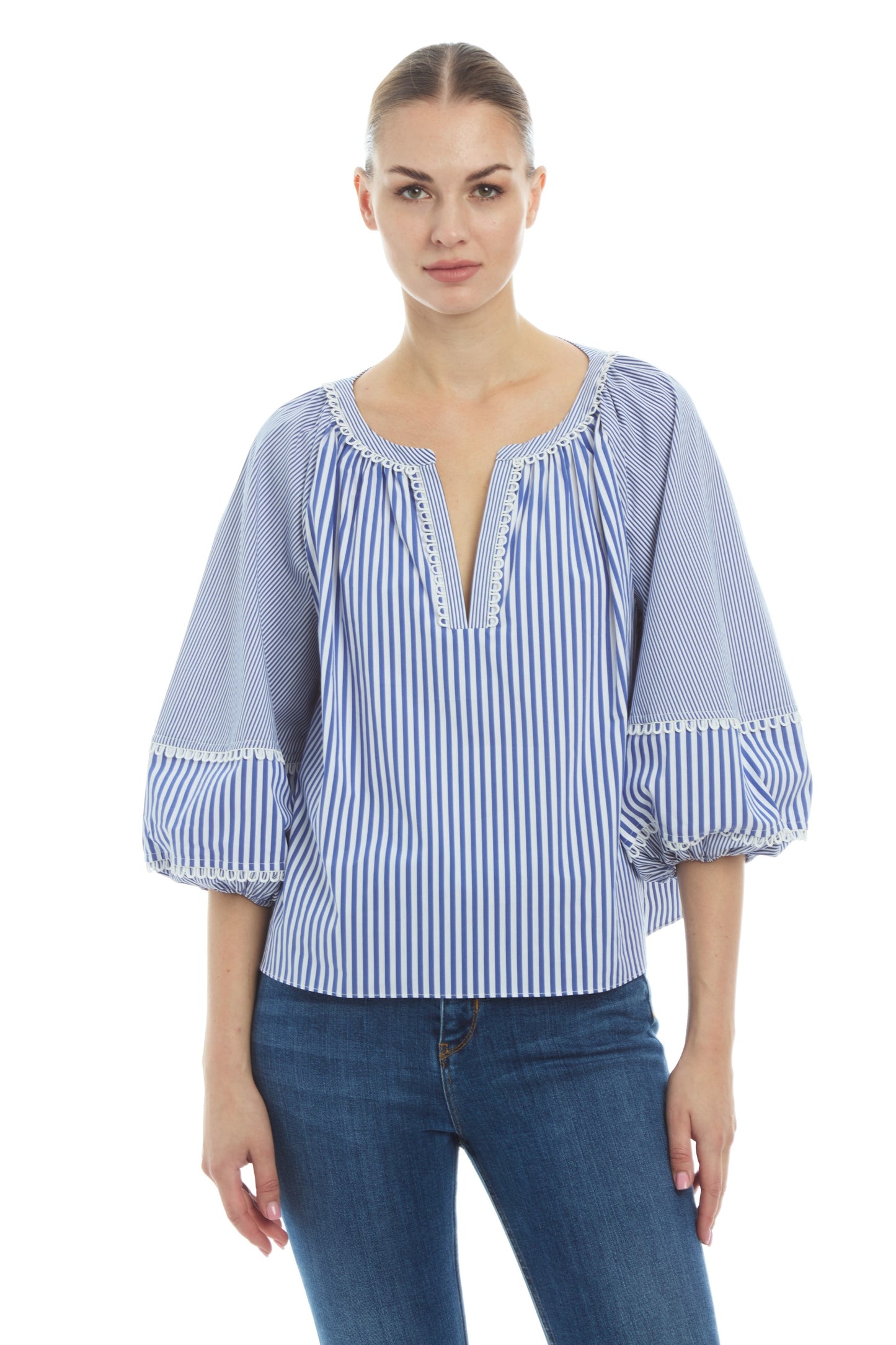 Como Blouse Stripes