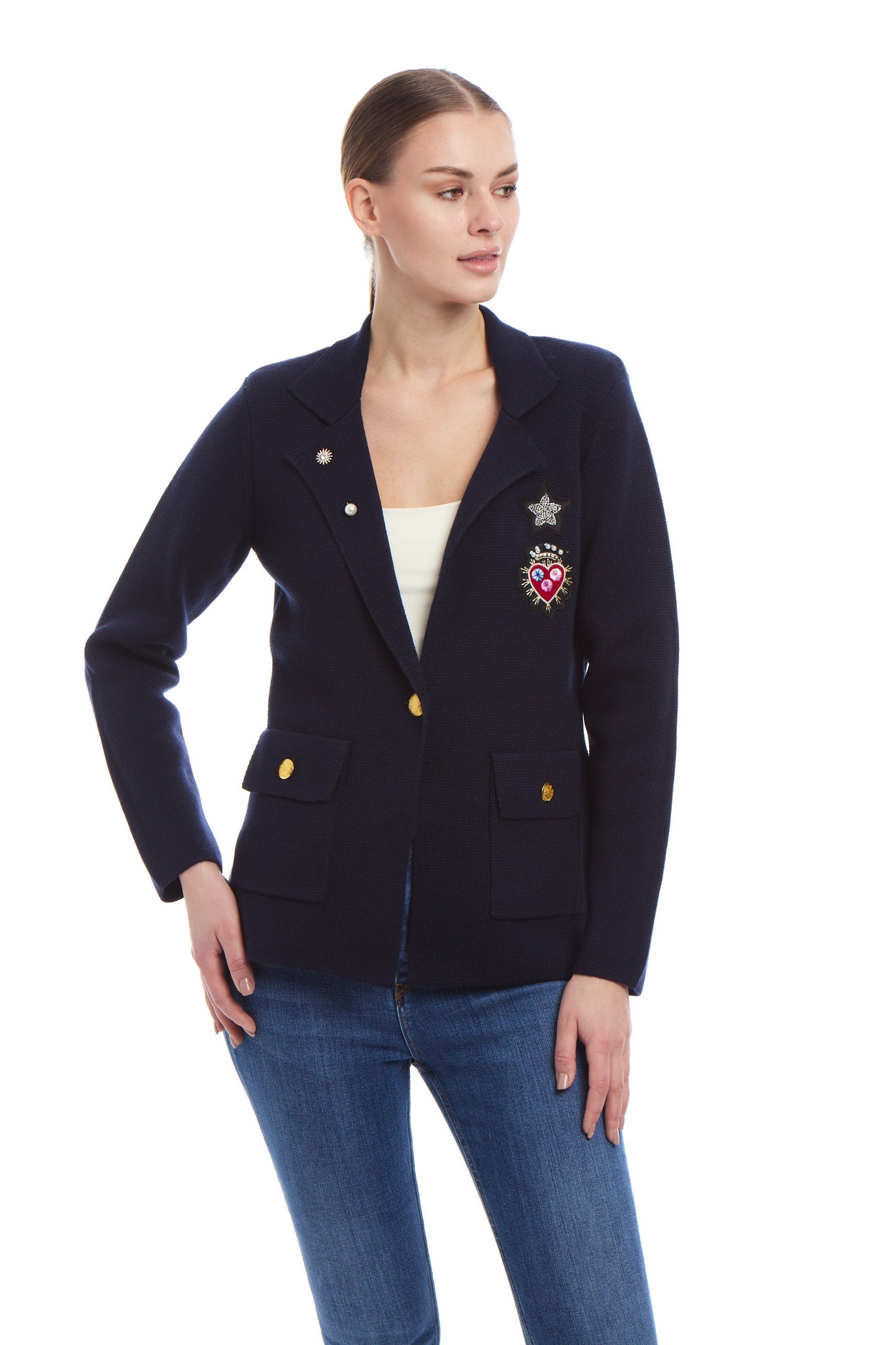 Ecole Knit Blazer