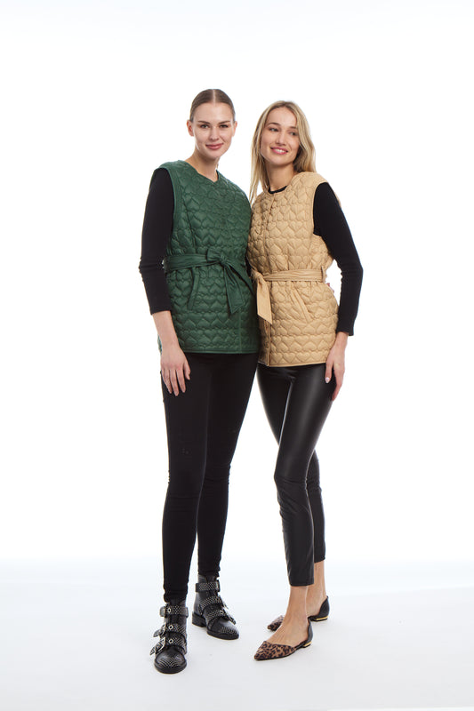 Kate Heart Puffer Vest