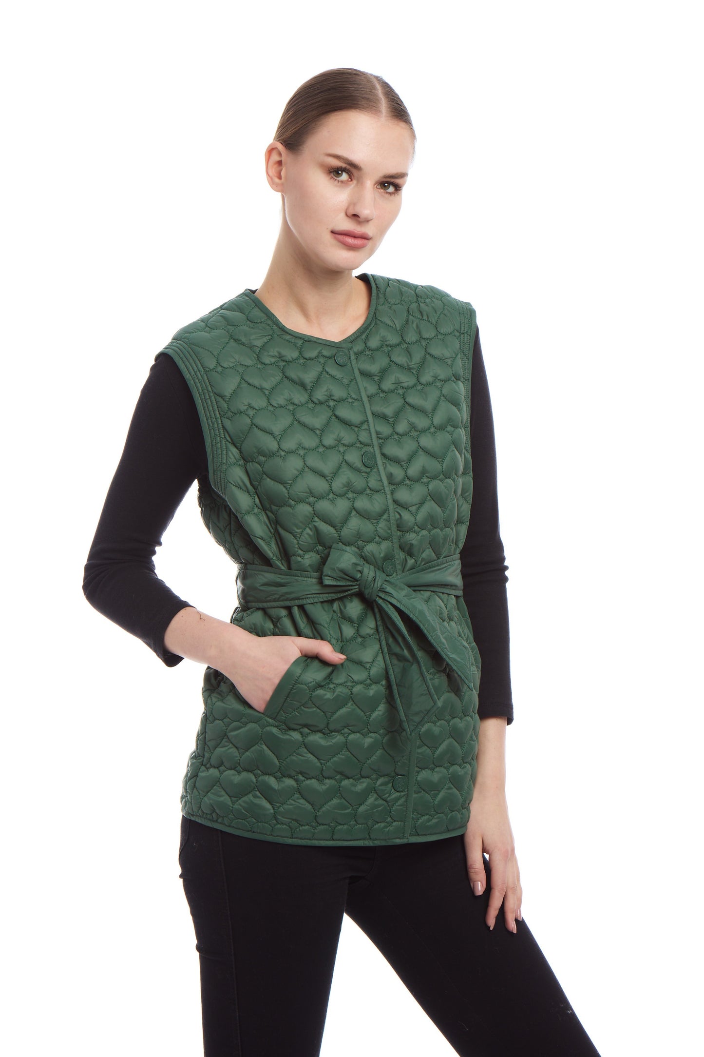 Kate Heart Puffer Vest